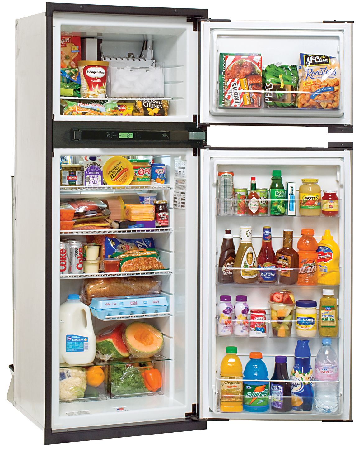 Norcold NA8LXFL Dual Compartment 2 Door Refrigerator With Freezer - N6DNA8LXFL