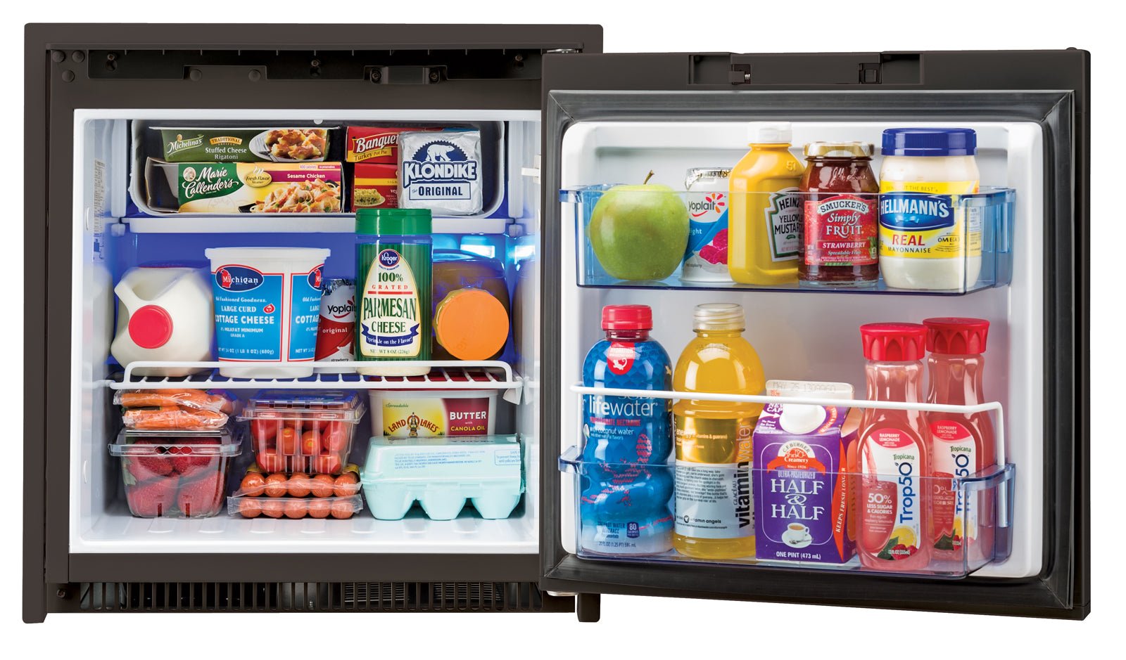 Norcold NR751BB AC/DC Single Compartment Refrigerator With Freezer, 2.7 cu. ft - N6DNR751BB