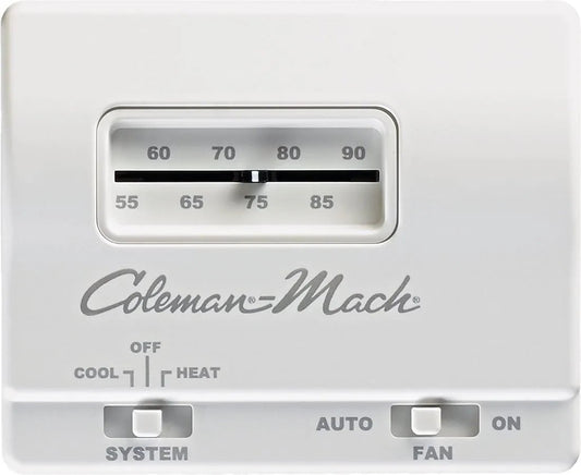 7330B3441 Thermostat Wall Thermostat; Single Stage; For Heat/ Cool Control; Analog Readout; 24 Volt DC; Wall Mount; White Case - C7W7330B3441