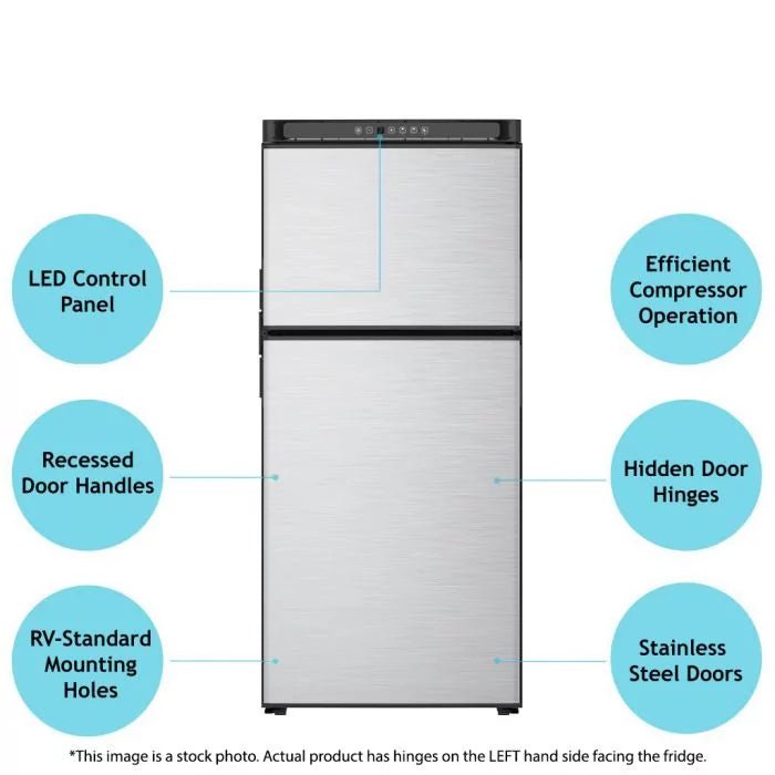 Norcold Polar DC Refrigerator, 8 cu. ft - N8DC - N6DN8DCBKR