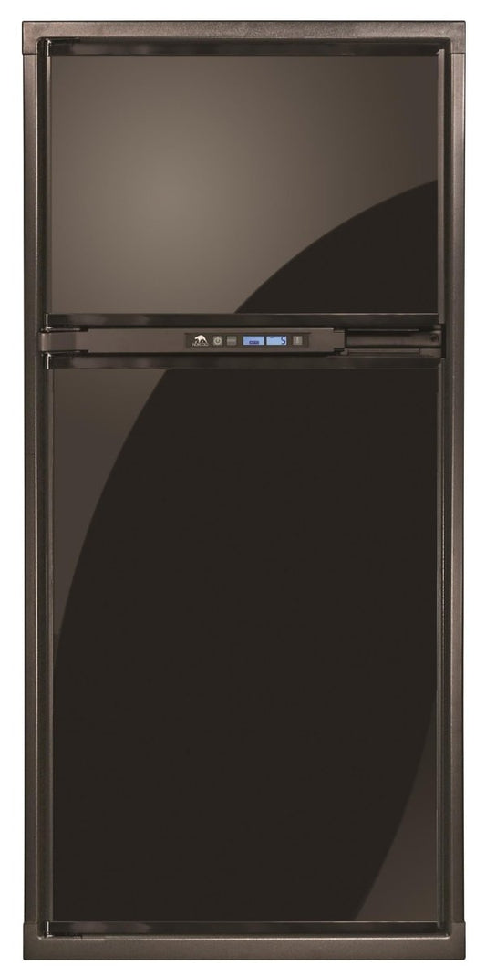Norcold N7XFR Polar N7X Series 2-Way AC/LP RV Refrigerator with Fan - 7 cu. ft, Black Trim - N6DN7XFL