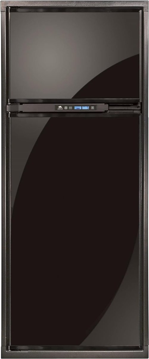 Norcold N8XFR Polar N8X Series 2-Way AC/LP RV Refrigerator with Fan - 8 cu. ft, Black Trim - N6DN8XFL